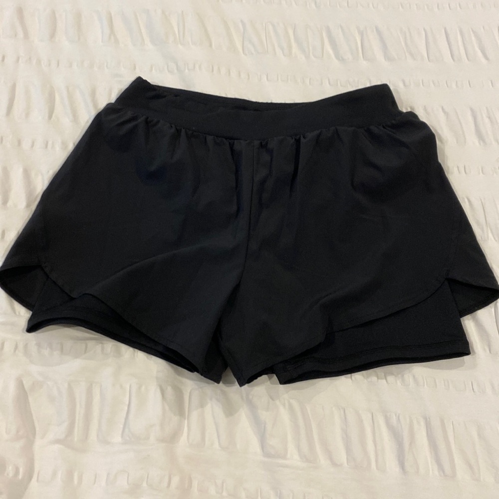 Girls Black Shorts